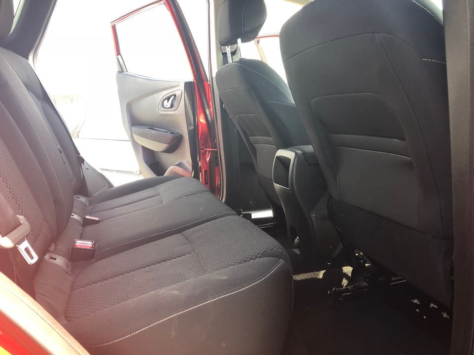 Europcar back seat