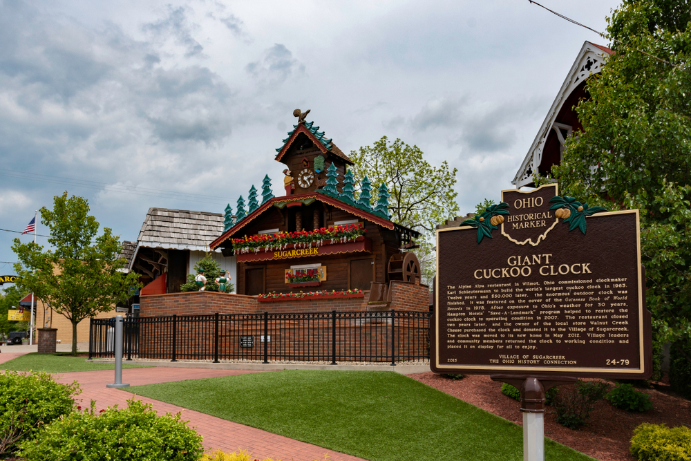 Giant Cuckoo Clock in Amish Country Ohio
