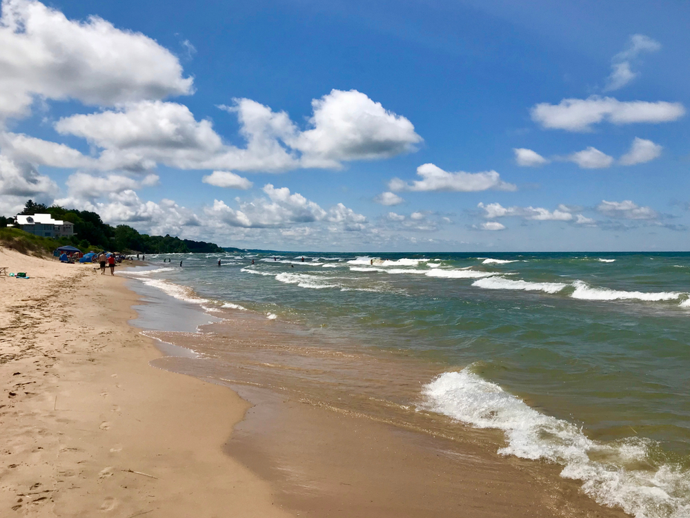South Haven Beach in Michigan