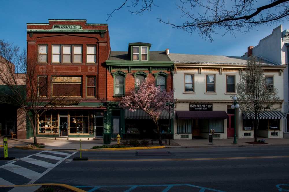 A street in Lewisburg Pennsylvania