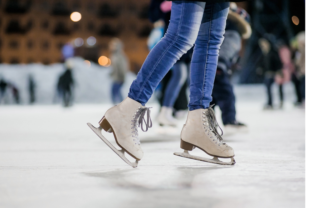 girl ice skating