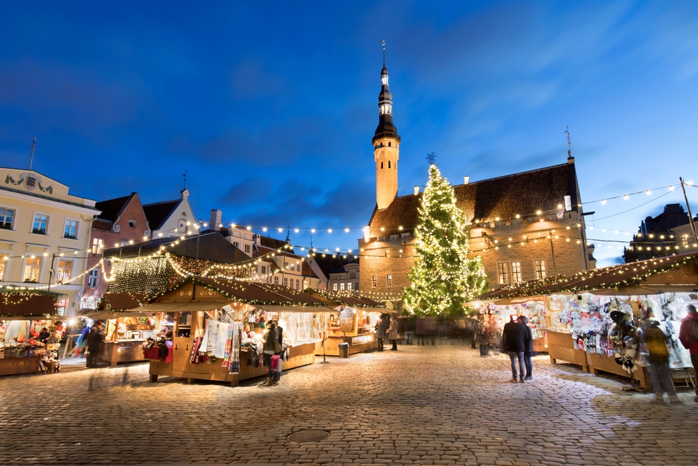 christmas market in the town christmas vacation ideas