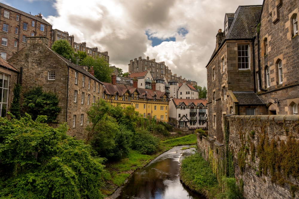 old town with medieval buildings