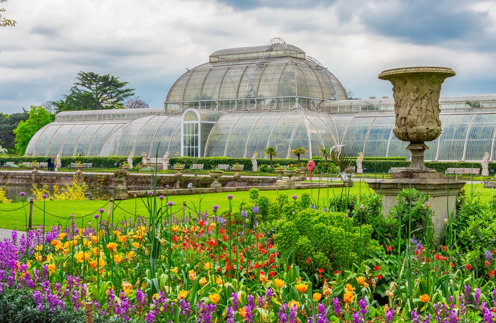 greenhouse inside a garden