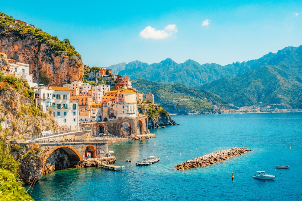 view of a coastal town traveling to italy
