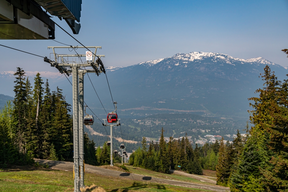 gondola ride going up