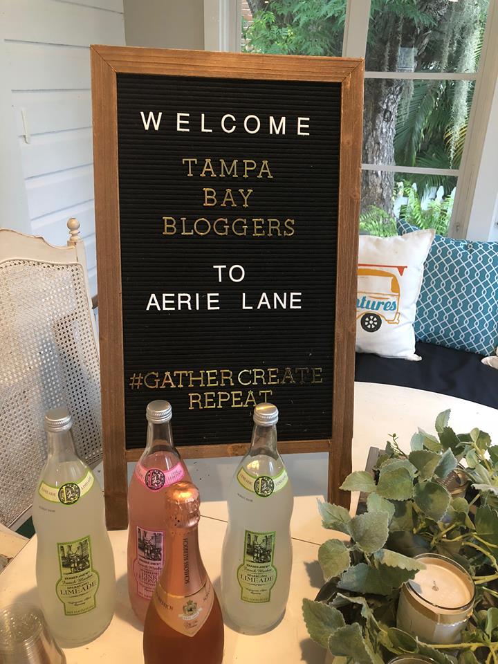 Aerie Lane welcome bloggers