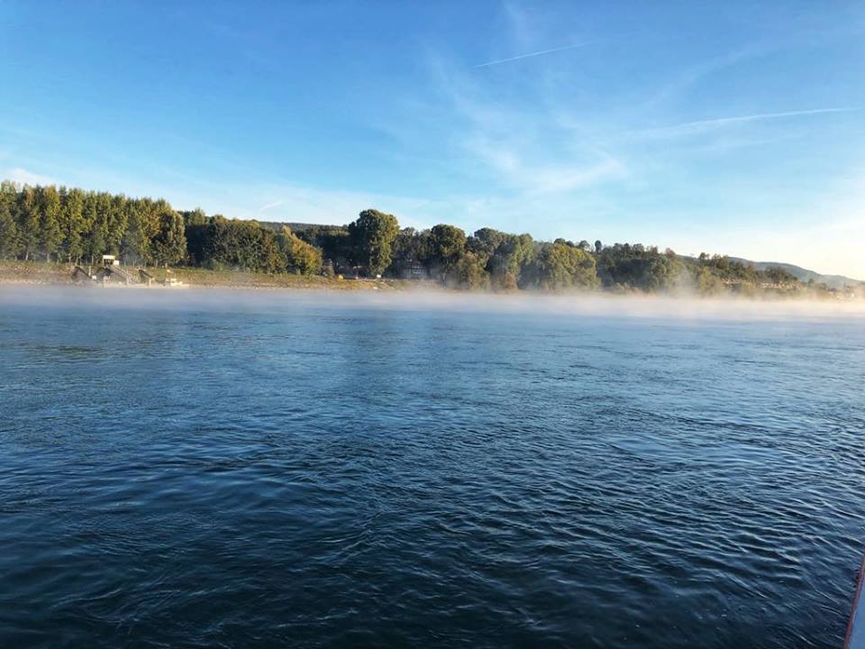 Viking European River Cruise Melk misty Danube