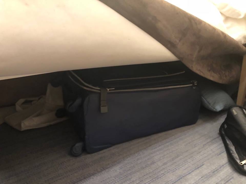 Viking Grand European Cruise suitcase under bed