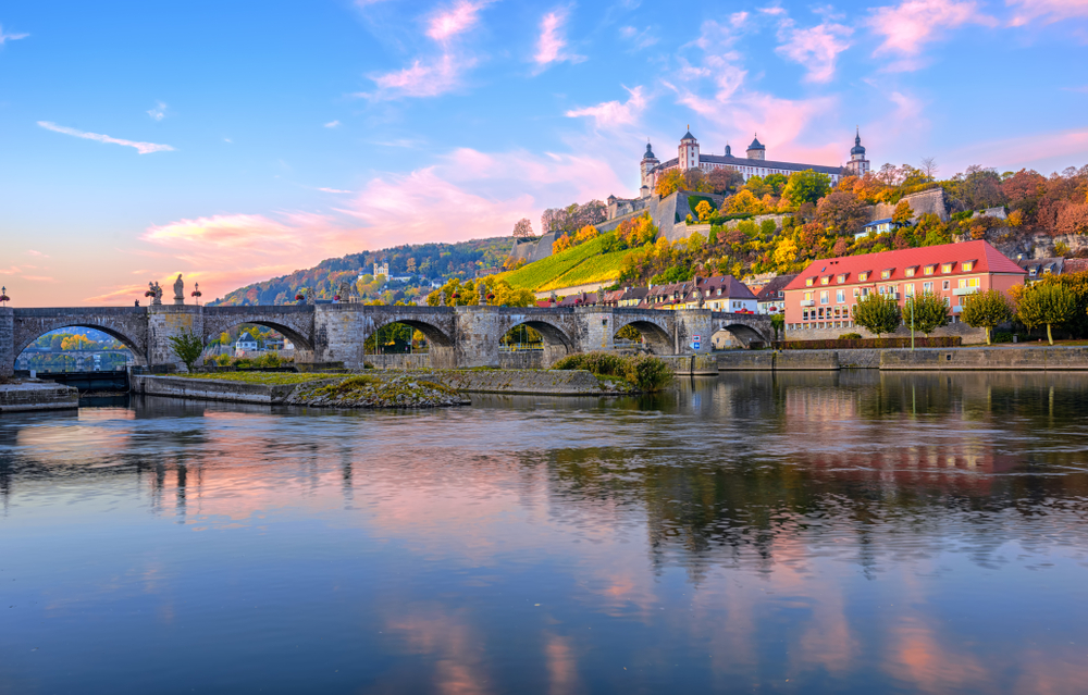 Viking Grand European Tour Wurzburg Marienberg Fortress and Old Main Bridge