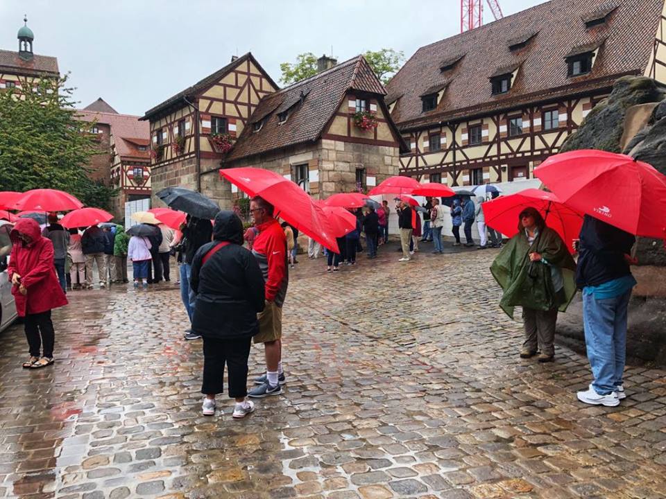 Viking River Cruise raining