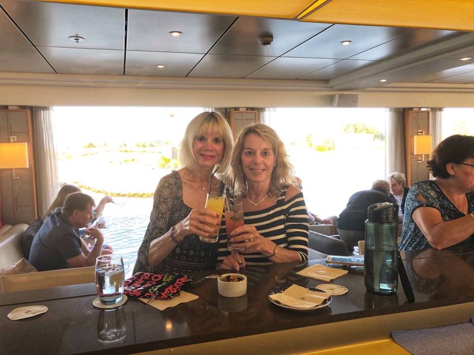 Viking River Cruise at the bar