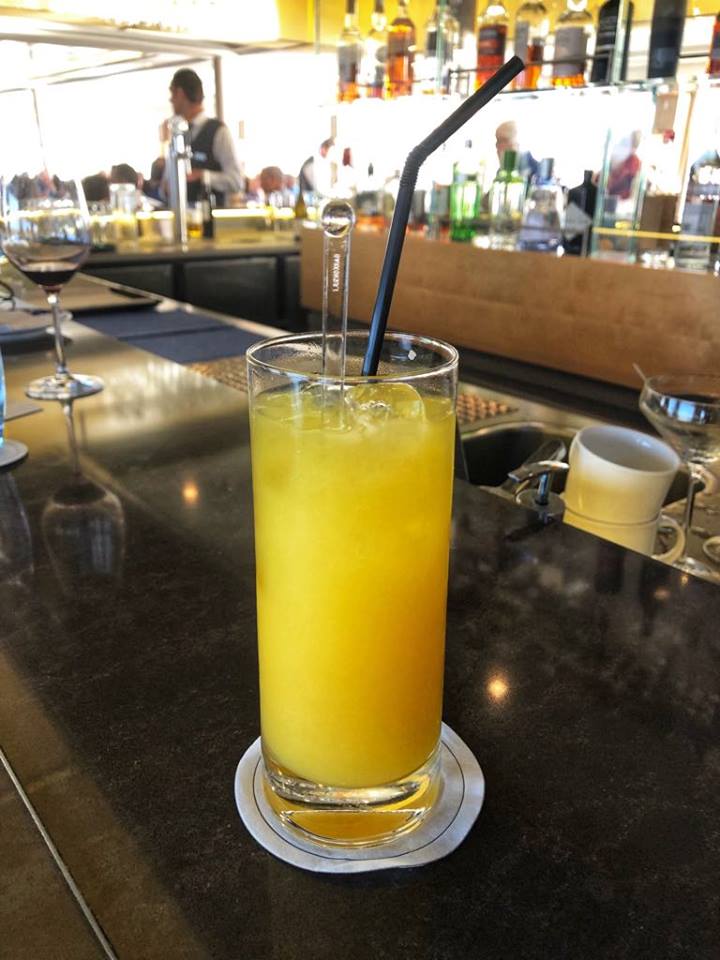 Viking river cruise tips vodka OJ