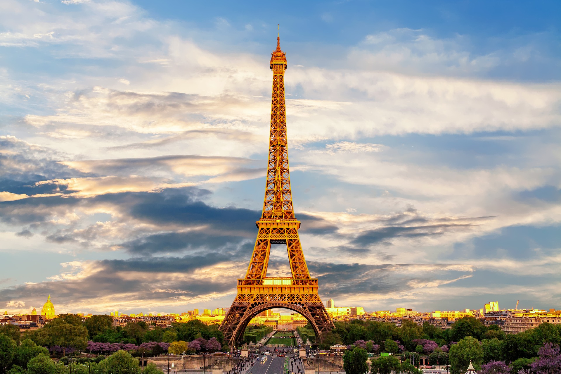 Vegan in Paris Eiffel Tower