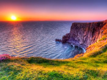 Cliff of Moher Ireland sunset
