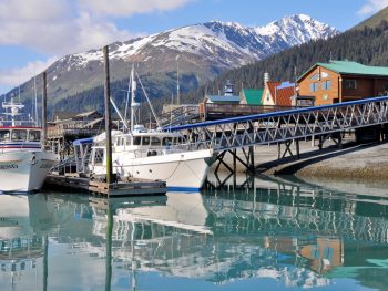 Seward Alaska marina town