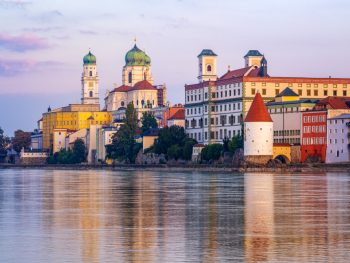 Passau Germany Danube River view