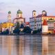Passau Germany Danube River view