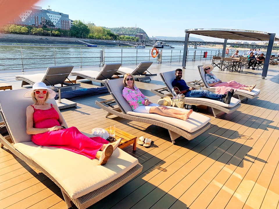 Crystal River Cruises Relaxing on Vista Deck