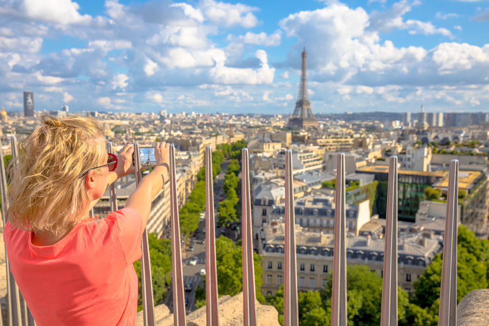 Arc de Triomphe observation deck is a great option to put on your 4 days in Paris itineraary