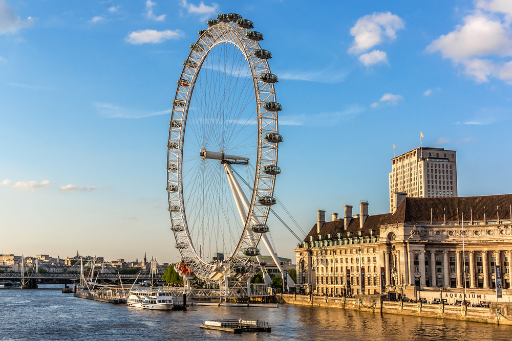 3 days in London the London Eye ride