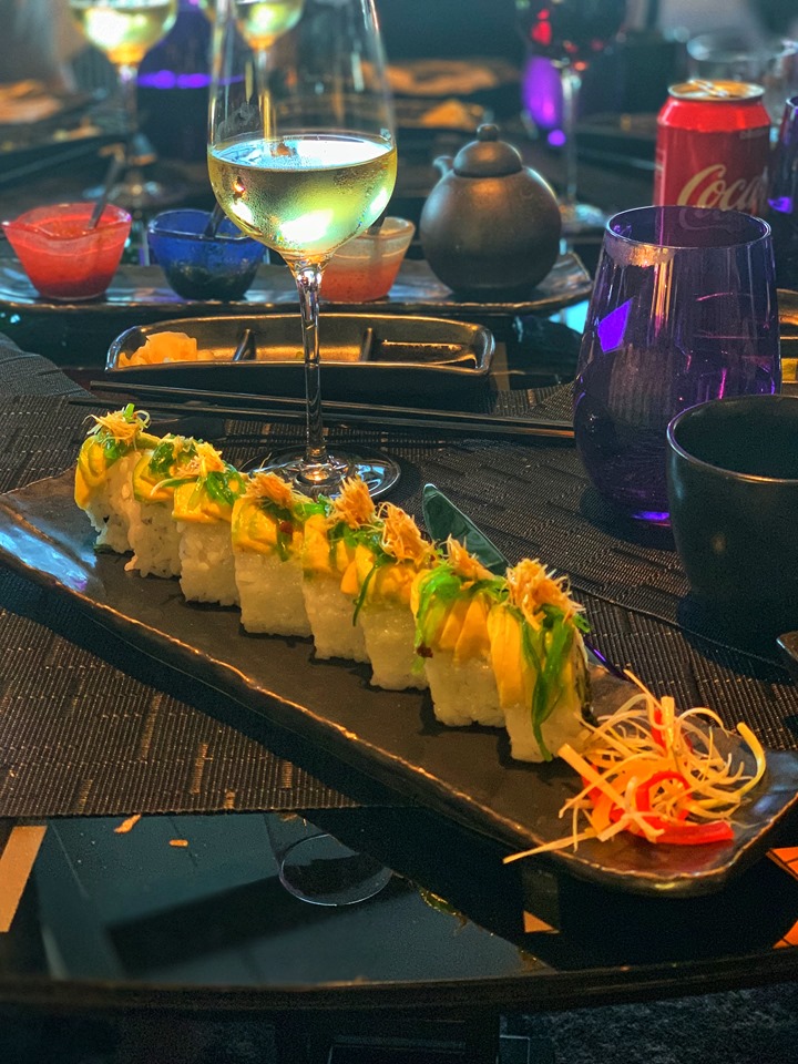 Holland America Mediterranean Cruise Vegan sushi