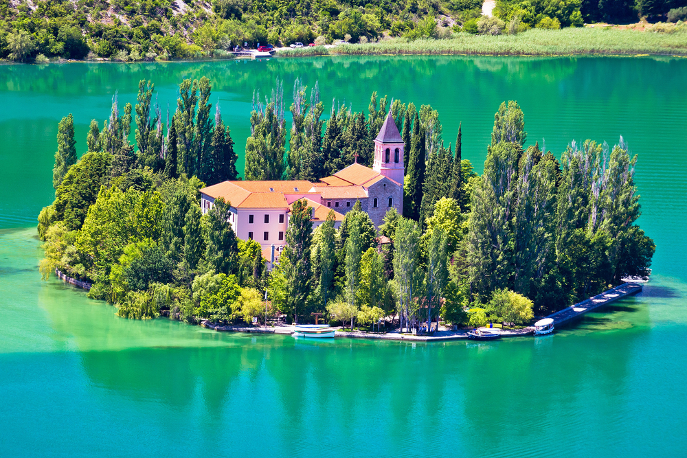 Day trips from Split Island of Visovac w/monastery