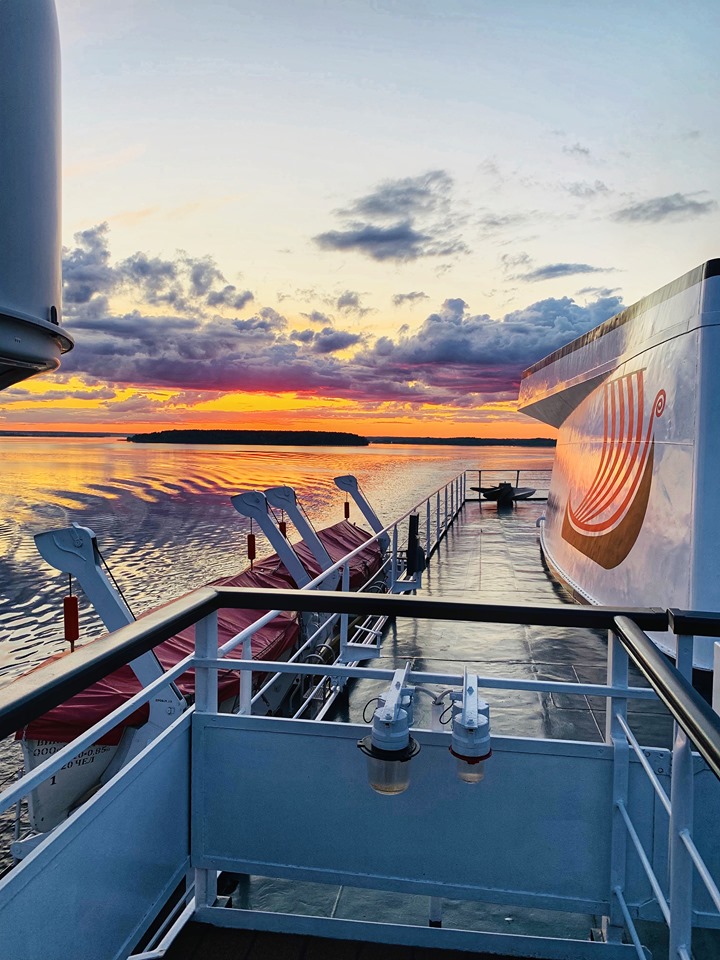 Russia River Cruise Viking sunset