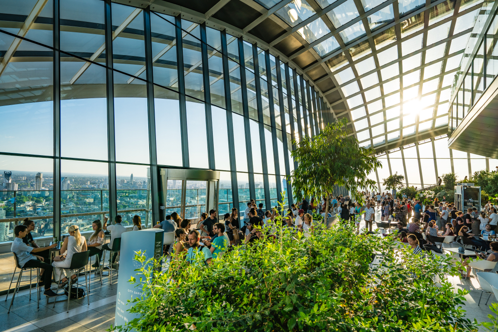 Unusual things to do in London Sky Garden