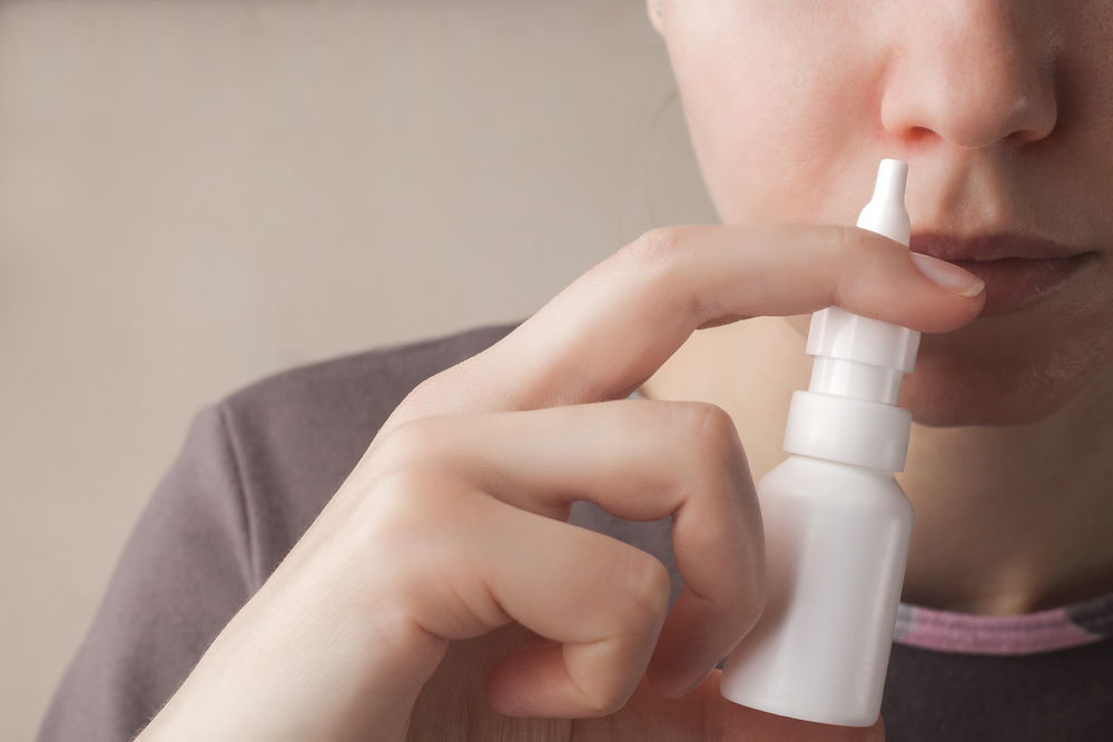 how not to get sick on an airplane use nasal spray
