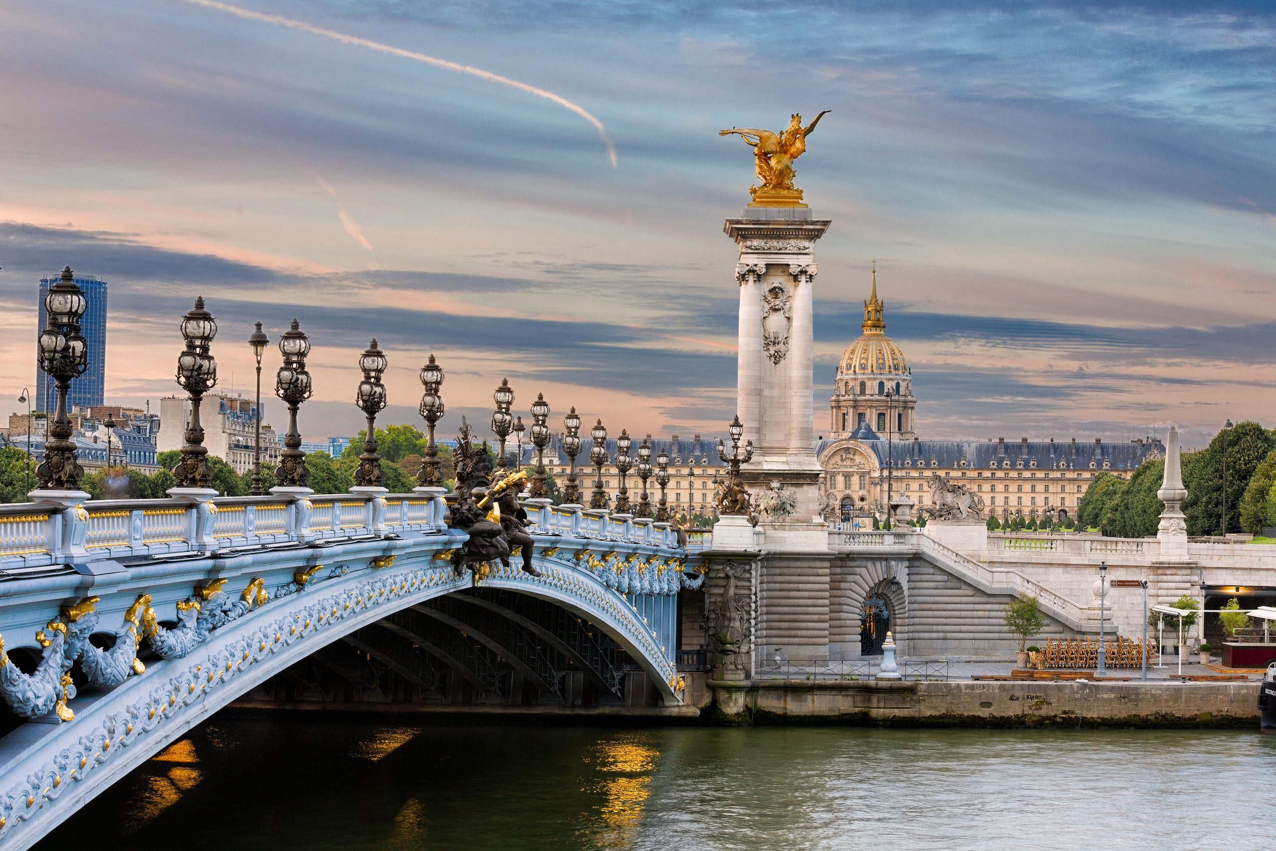 Bridges in Paris Ponte Alexander III