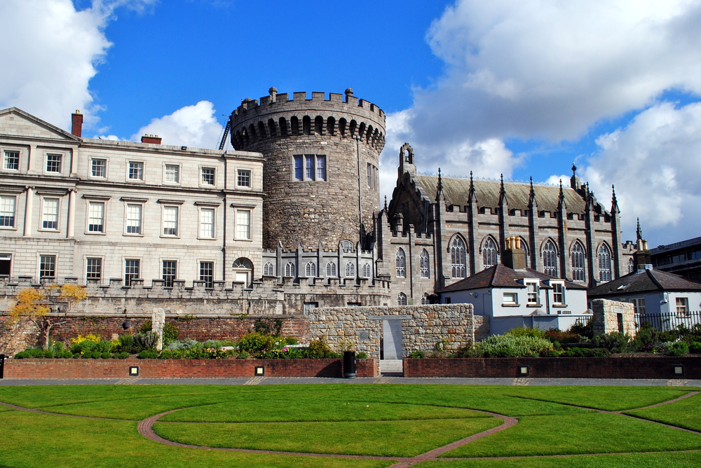 3 days in Dublin Dublin castle in the sunlight