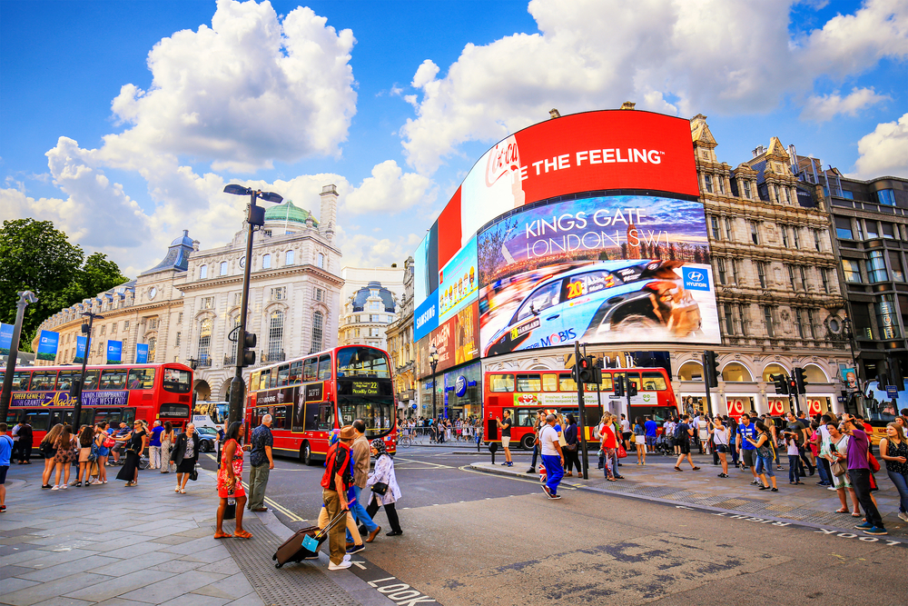 Picadilly Circus 5 days in London