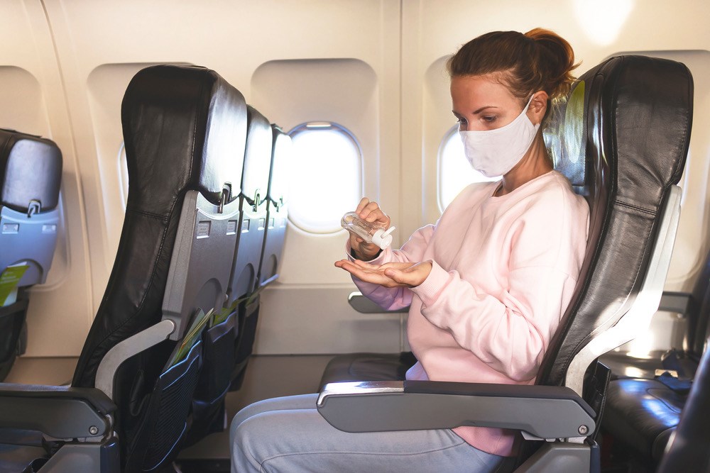 be prudent when trying to avoid getting sick on a plane