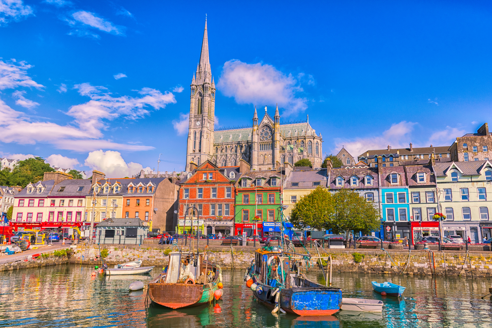 Cities in Ireland, like Cobh, are very safe