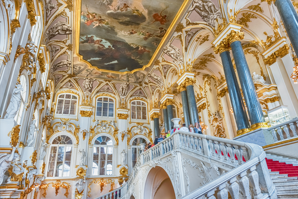 the Hermitage Museum is one not to miss when traveling to Russia