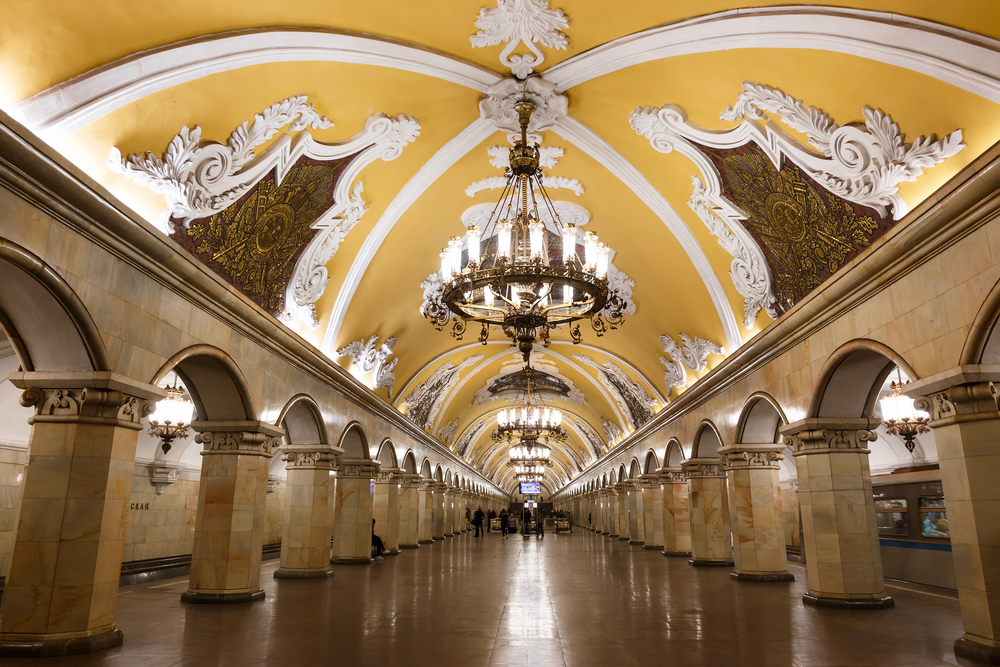 when traveling to Russia do not miss the metro stations