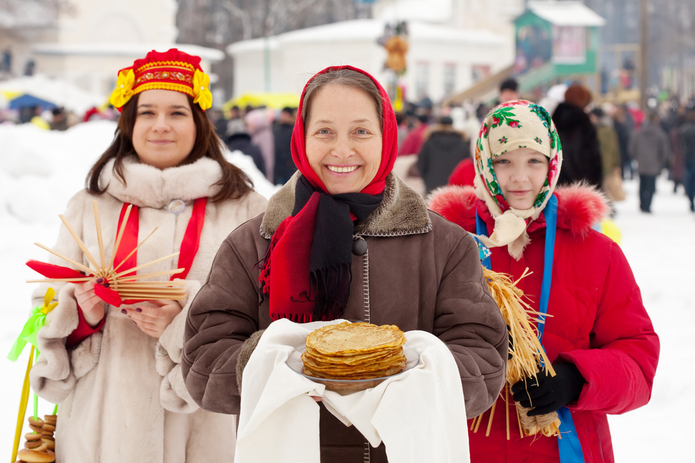 Smiling people are def living in Russia