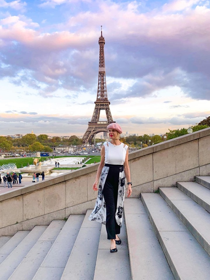 Trocadero steps with Eiffel Tower view is one of the most instagrammable places in Paris