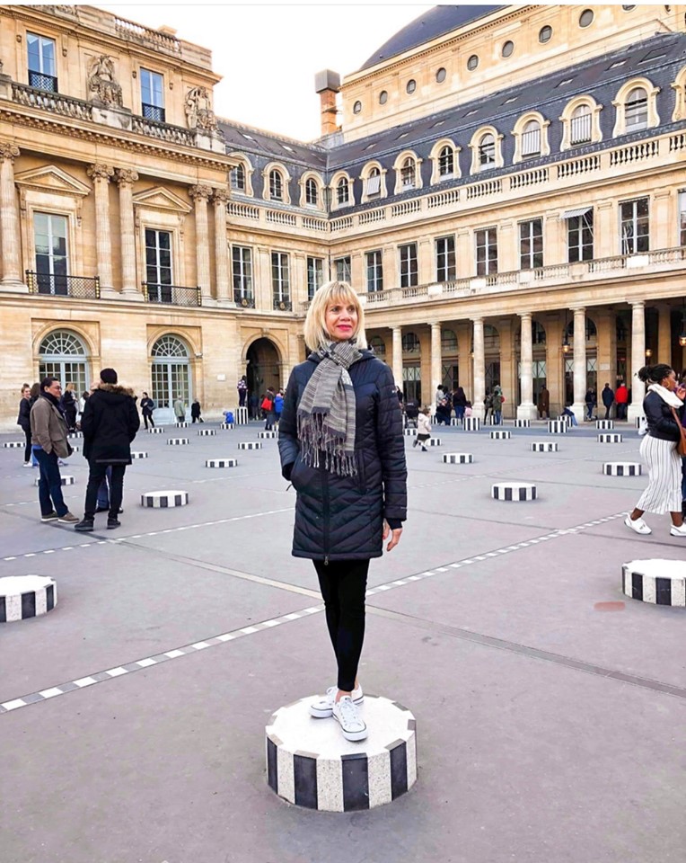 The unusual courtyard of the Palais Royale makes great instagram spot