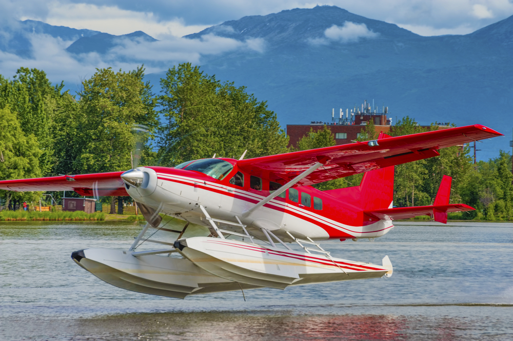 Brightly colored seaplanes on Lake Hood is one of the Anchorage attractions not to miss