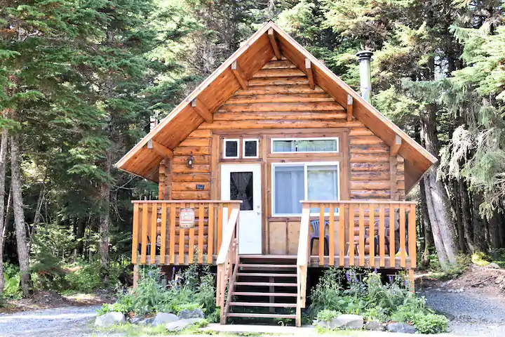 This Alaska Airbnb in Girdwood is on the border of the Chugach Forest
