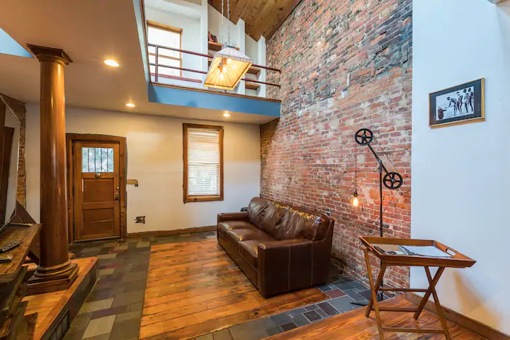 Ohio City Getaway is a charming 1800 open loft house and is vewy popular!
