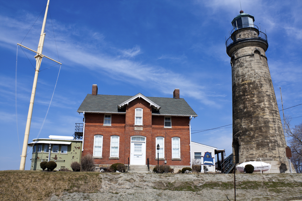 A feline presence is felt at the Old Fairport Lighthouse
