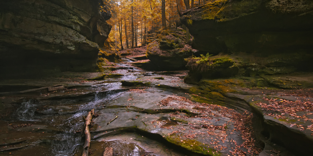 Fall Foliage in Ohio is spectacular especially in Hocking Hills!