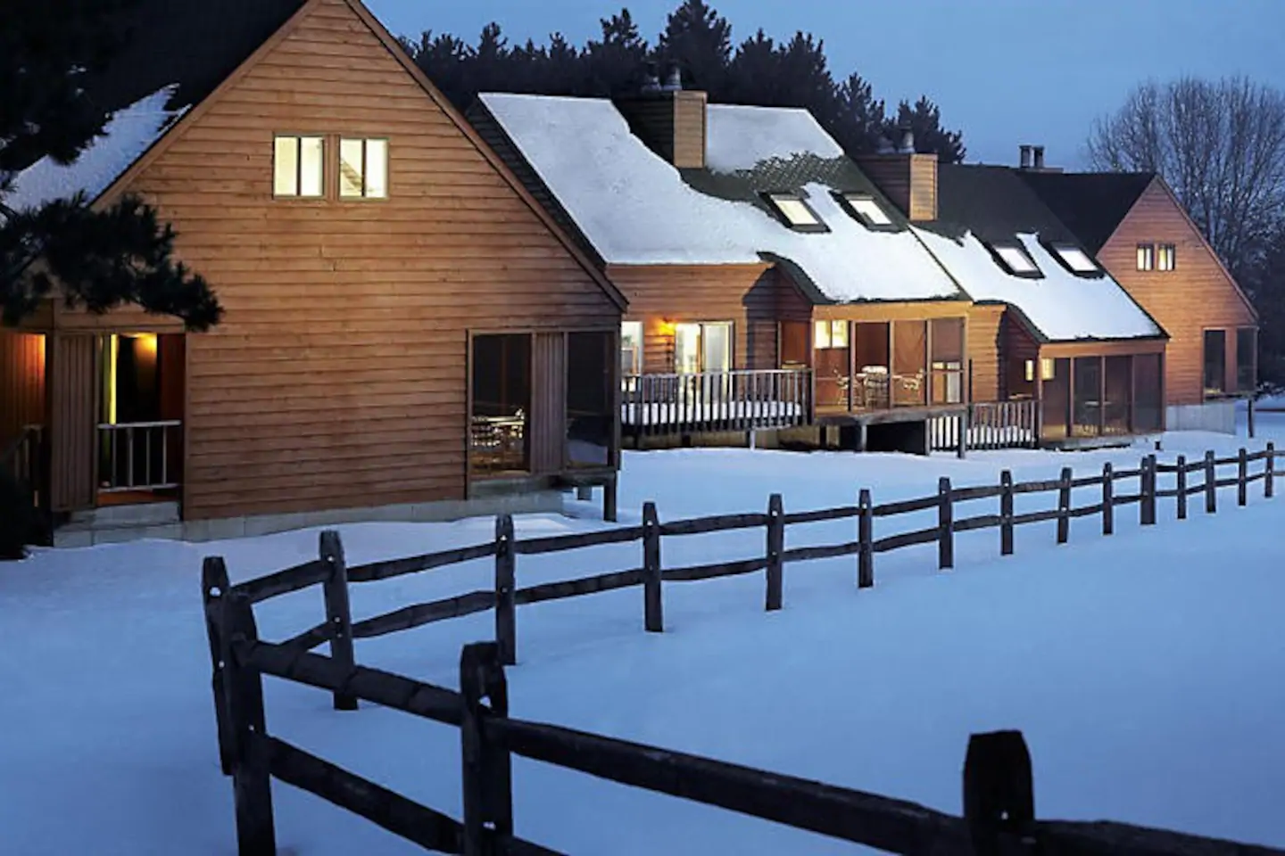 Lovely photo of winter scene in Wisconsin Dells