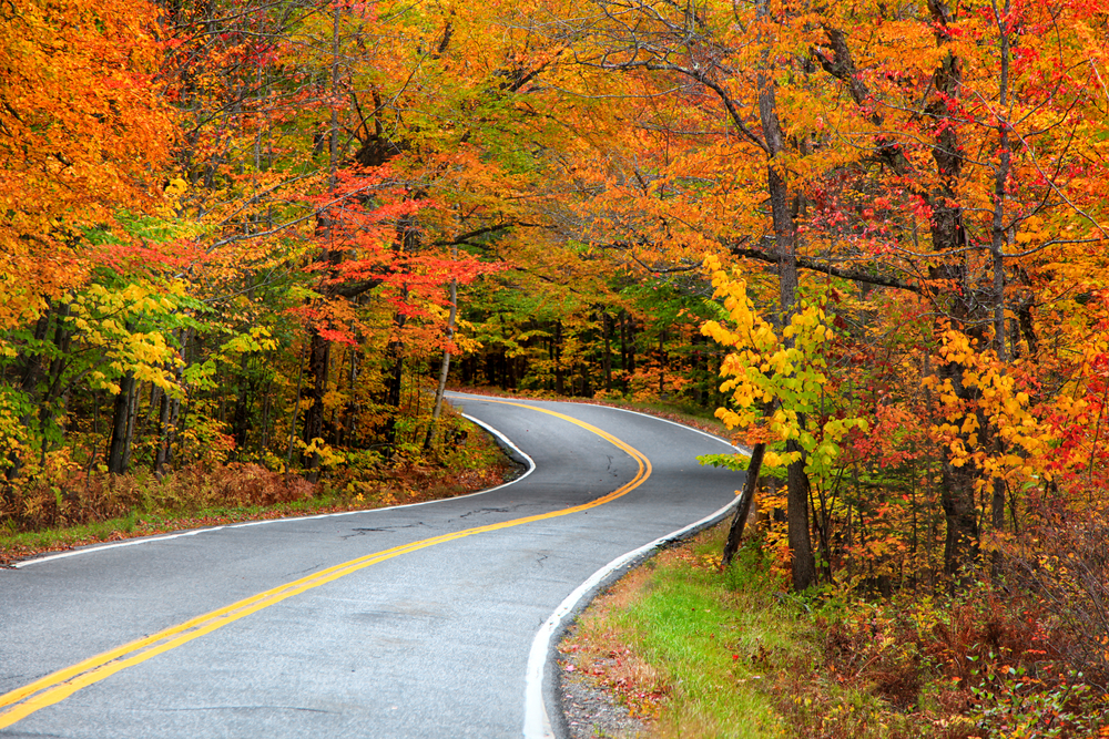 best fall road trips usa