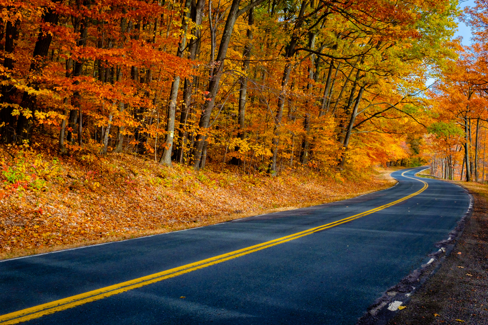 best fall road trips usa