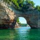 rock arch in lake Midwest weekend getaways