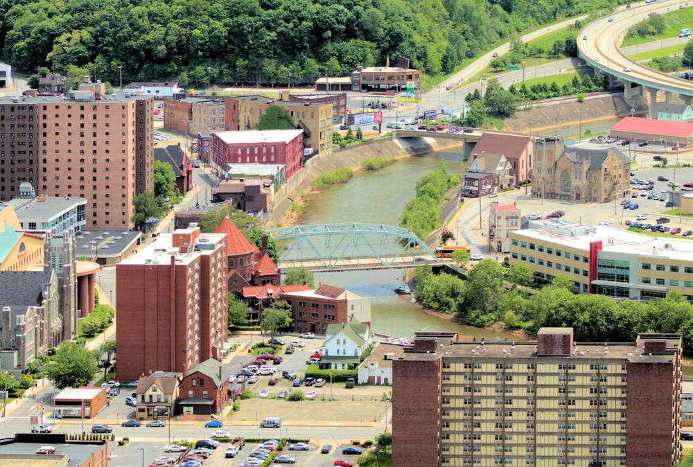 Johnstown Pa from the Inclined Plane.